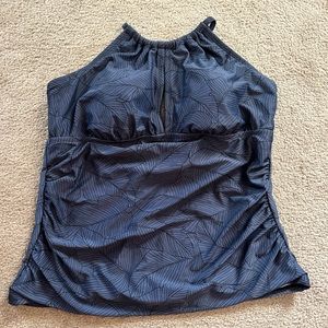 Women’s Kona Sol High Neck Key Hole Tankini Top Size XL EUC
